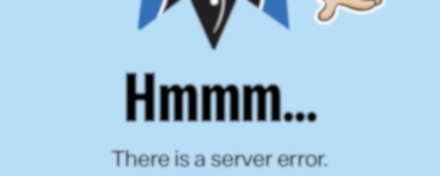 Hmmm... There is a server error. (The October 20, 2025 AWS outage reportedly affected popular consumer applications.)
